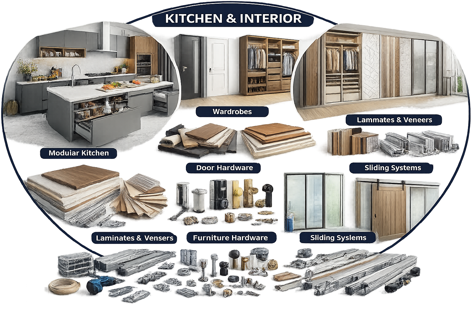 Kitchen & Interior Materials