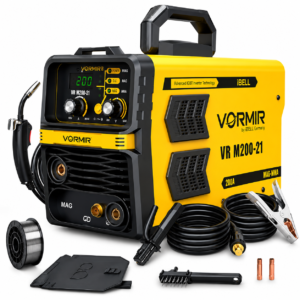 iBELL VORMIR VR M200-21 | 3-in-1 IGBT Inverter Welding Machine | MAG/MMA/TIG Lift | 200A Output | Electrodes 1.6-3.2mm & Flux Wire 0.8/0.9/1.0mm | Hot Start & Anti-Stick | Home/DIY/Workshop Use