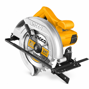 INGCO Circular Saw, 1400W | 4800rpm Electric Saw, Adjustable Cutting Depth/Bevel Cutting Corded Saw with 185mm Blade for Home Decoration or Woodworking