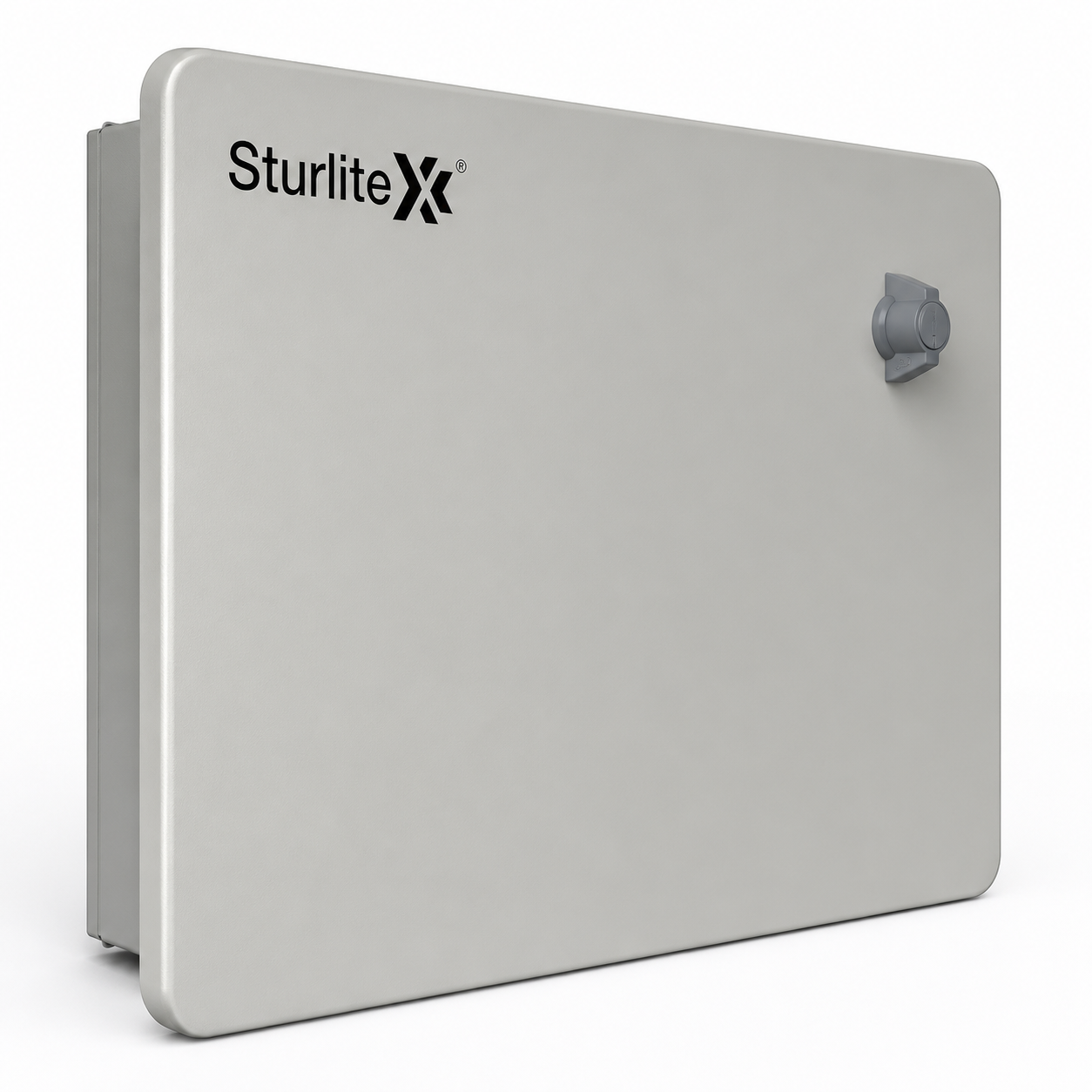 Sturlite Ovix Double Door MCB Distribution Board | 4 Way SPN (Single Pole and Neutral) | Metal Body with Premium Finish & Concealed Hinges | Cable Kit Included - (Pack of 1)