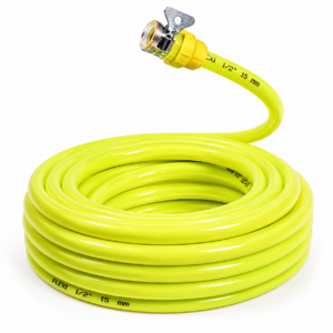 UGAOO Flexi Water Hose PVC Pipe with Leak-Proof Tap Adaptor (15 m) | Heavy Duty Pipe for Garden, Home and Car Washing