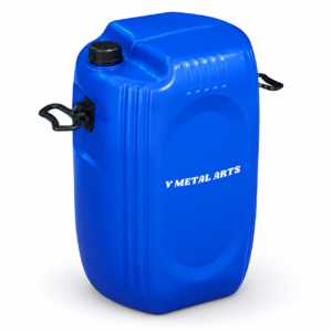 V METAL ARTS Plastic Jerry Can | 50 Litre | Water Storage Drum | Leak Proof Gallon | PVC Jerry Can | Refillable Empty Can with Sealed Cap | Fuel & Chemical Storage Container | for Generators, Jeeps, Marine, Boat and Other Vehicles